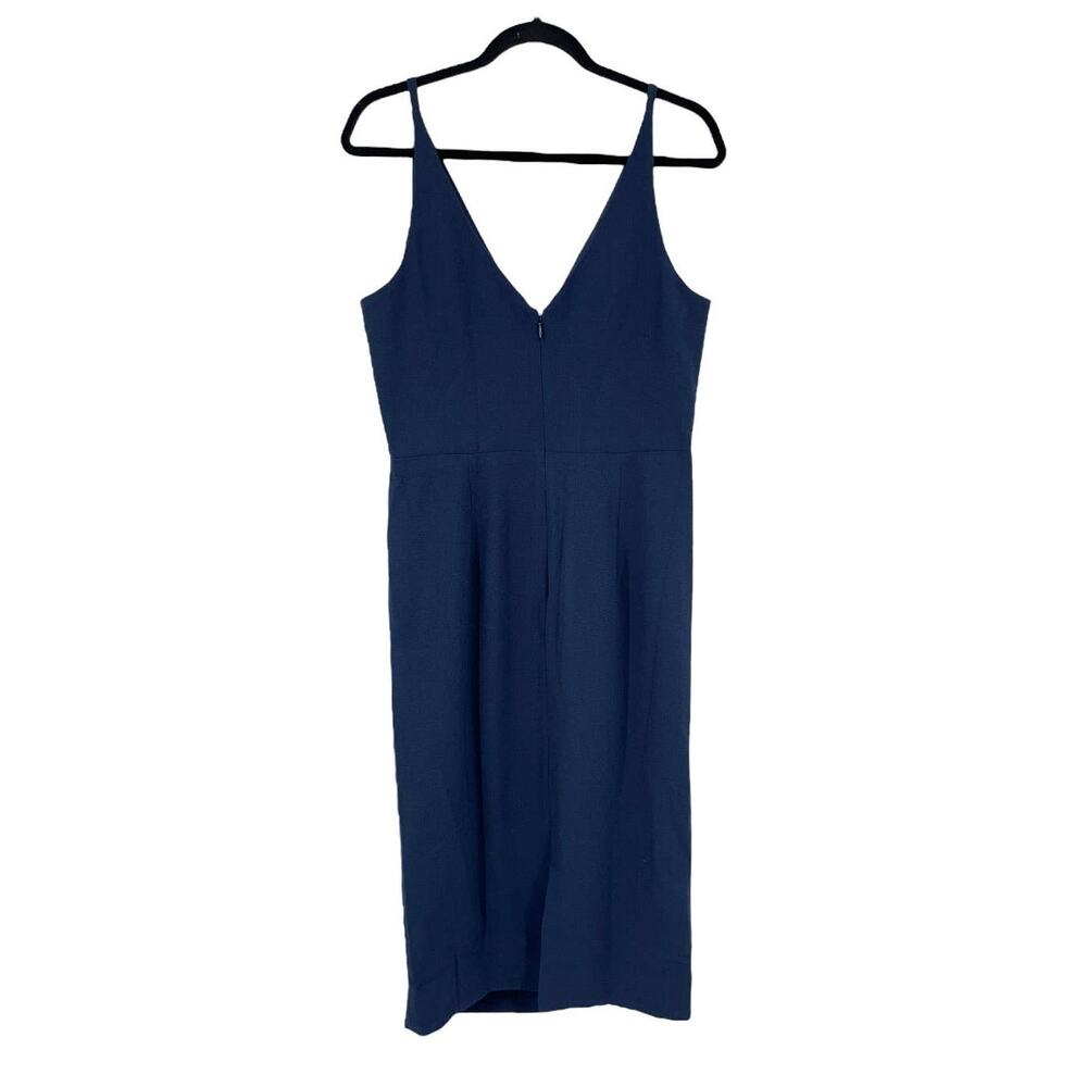 Dress the Population dress Anita crepe cocktail navy blue size Large L - Picture 3 of 4
